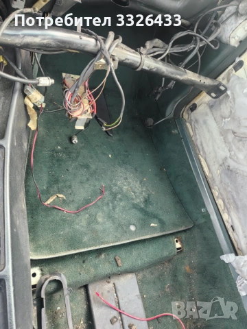 Зелен интериор от Мерцедес 190 , снимка 5 - Автомобили и джипове - 53722124