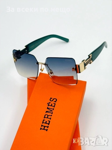 Hermes Слънчеви Очила С UV400 Защита С Кутия И Калъф Хермес - Налични Различни Цветове Код SK25, снимка 7 - Слънчеви и диоптрични очила - 52463585