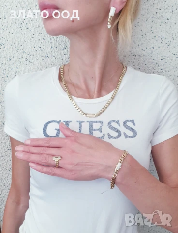 Дамски златен сет Монако, снимка 6 - Бижутерийни комплекти - 51103971