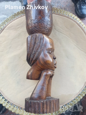Пластика от сандалово дърво от Ангола , снимка 3 - Антикварни и старинни предмети - 52116087