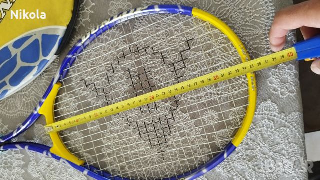 Тенис ракета Dunlop с калъф - хилка за тенис на корт детска 63см, снимка 16 - Тенис - 46682431