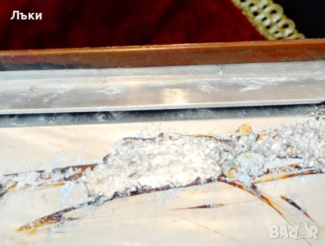 Медно пано,медна картина Лов на лъвове,Max Le Verrier, снимка 8 - Антикварни и старинни предмети - 51409381