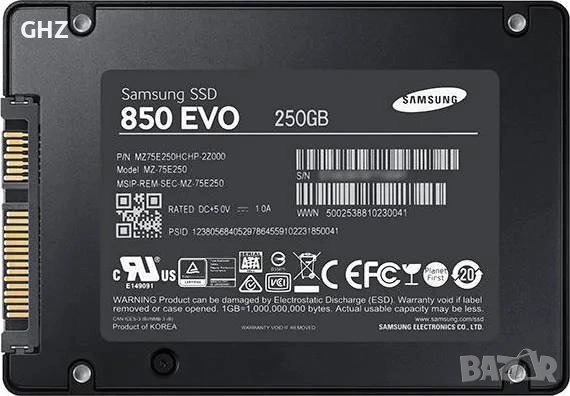 Samsung 850 EVO 250 GB / SATA / SSD