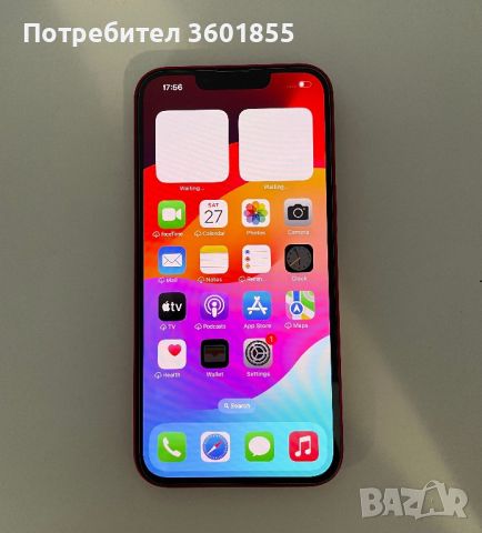 iPhone 13 128GB RED 90%Батерия, снимка 1