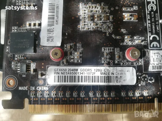 Видео карта NVidia GeForce Palit GTX650 2048MB GDDR5 128bit PCI-E , снимка 9 - Видеокарти - 47828314