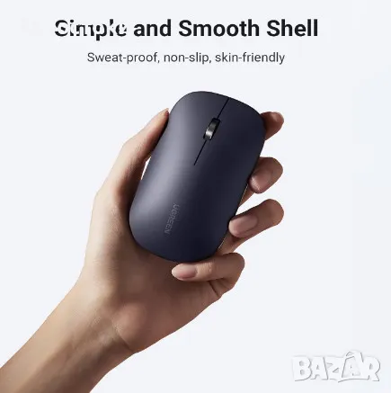 Безжична мишка Ugreen Silent Wireless Mouse 2.4G, снимка 4 - Клавиатури и мишки - 47780657