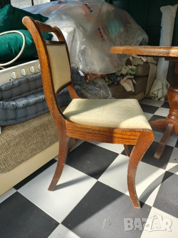 Стар комплект масивни маса с три стола + 1 подарък разпродажба , снимка 5 - Антикварни и старинни предмети - 51068363