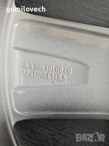 Оригинални Джанти Мерцедес C-Klasse W205-17 цола, снимка 12 - Гуми и джанти - 53118804