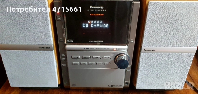 Panasonic 5CD стерео система музикална уредба