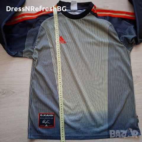 Adidas винтидж вратарска блуза Oliver Kahn Bayern Munich, снимка 5 - Блузи - 53766343