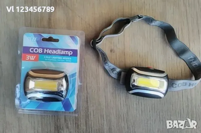 Олекотен и много мощен Челник COB LED, снимка 3 - Къмпинг осветление - 48383592