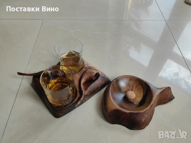 Поставка за чаша и лули с пепелник за лули, снимка 4 - Декорация за дома - 54146250