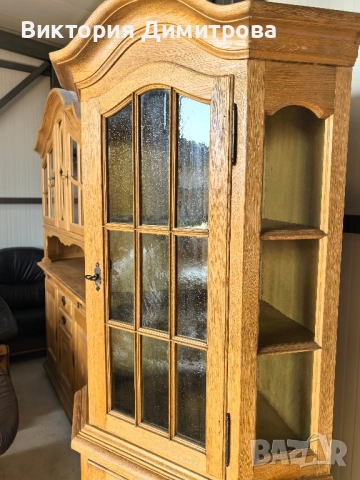 Ъглова витрина Антик , снимка 3 - Секции и витрини - 52800720