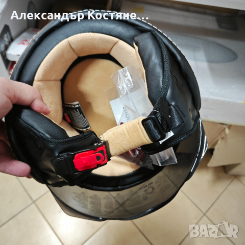 ПРОМО: Каска Moto Helmets XL 61 см с предпани очила , снимка 2 - Аксесоари и консумативи - 45003968