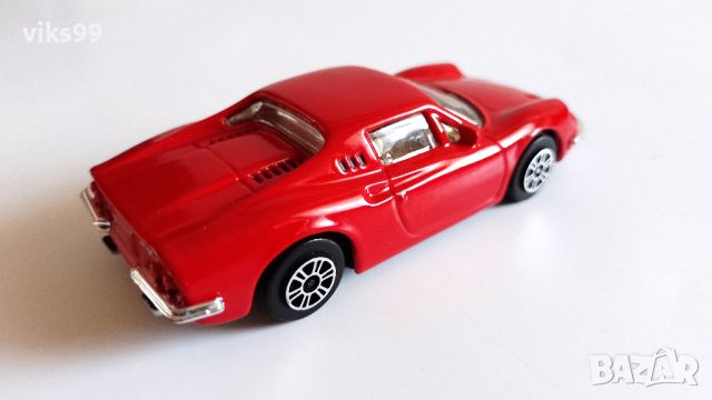 Bburago Ferrari Dino 246 GT 1:43 red, снимка 5 - Колекции - 45277175