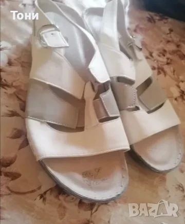 Дамски Сандали Изцяло от Естествена Кожа 39, снимка 3 - Сандали - 50914999