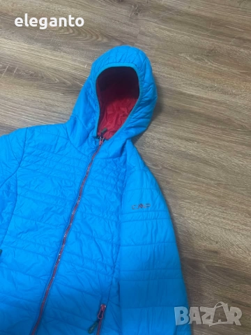 Дамско изолирано яке CMP Steppjacke hooded  Feel Warm Flat padding , XS размер, снимка 5 - Якета - 52558840