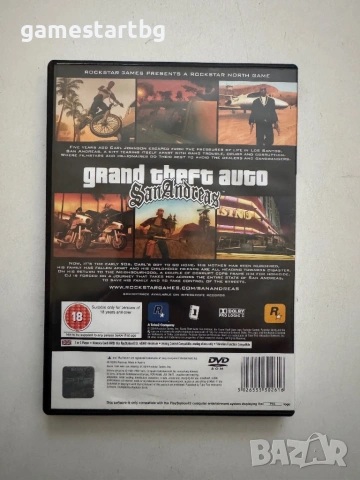  Grand Theft Auto San Andreas за PS2, снимка 2 - Игри за PlayStation - 51753784
