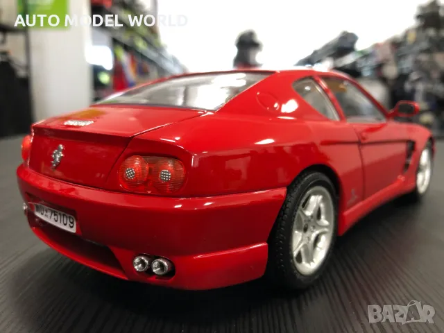 BBURAGO метална колекционерска количка FERARRI 456 GT 1:18 NEW, снимка 2 - Колекции - 47145864