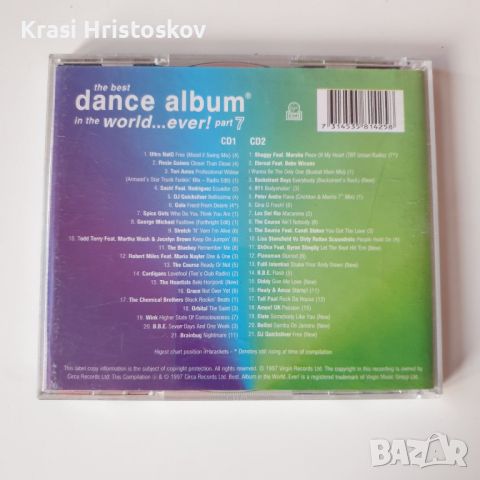The Best Dance Album In The World... Ever! Part 7 cd, снимка 3 - CD дискове - 45243135