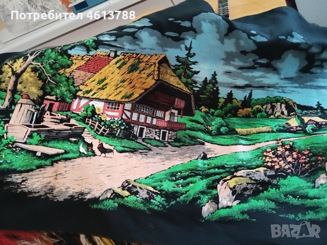 Картина рисувана върху плат кавиьор, снимка 3 - Декорация за дома - 52021831