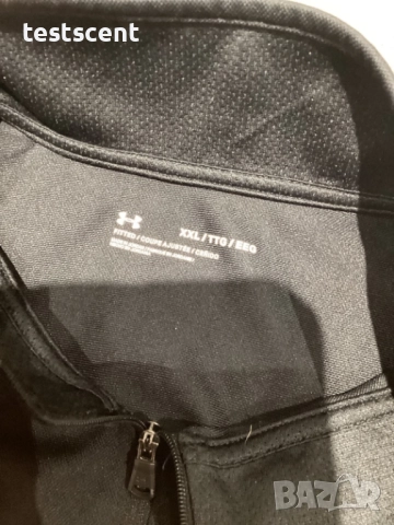 Under Armour мъжко горнище – черно – 2XL (UK) – Fitted – 100% полиестер, снимка 3 - Спортни дрехи, екипи - 52969792