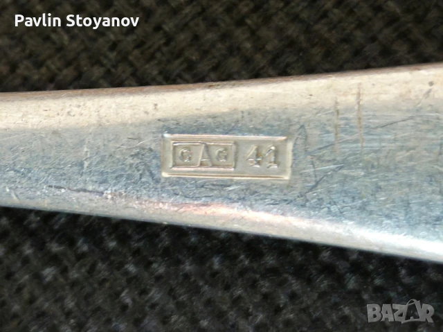 Оригинална немска алуминиева вилица Вермахт, снимка 3 - Антикварни и старинни предмети - 51243820