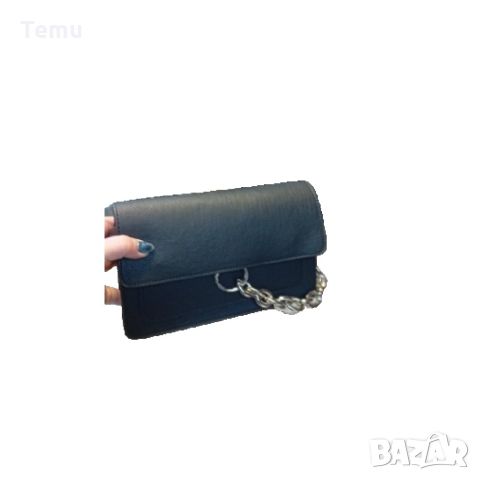 Малка черна чанта-портомоне, подходяща за официални поводи 23х15см, снимка 5 - Чанти - 45765276