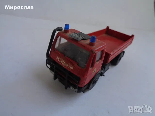 HERPA H0 1/87 MERCEDES ПОЖАРНА МОДЕЛ ИГРАЧКА КАМИОН, снимка 5 - Колекции - 47431030