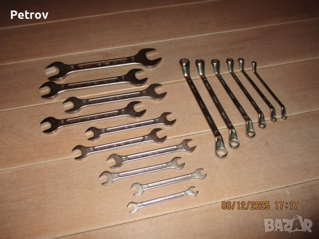 HEYTEC (HEYCO) - MADE IN GERMANY - 16 броя ЧИСТО НОВИ Profi Гаечни 6 - 32 mm / Звездогаечни Ключове 