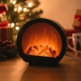 LED декоративна мини камина с имитация на пламък, снимка 4
