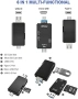 Четец на карти памет USB 3.0 Type-C Micro-USB OTG 6 в 1, снимка 2
