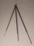 Винтидж френски бронзов метален разтегателен статив за камера, телескоп, научно оборудване, лампа, с, снимка 5
