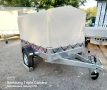 Туристическо, самосвално ремарке REPO DRS с брезент и шпригли до 750kg., снимка 7