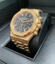 Audemars Piguet Royal Oak Chronograph 41mm Rose Gold Black Различни Цветове, снимка 3