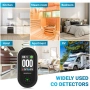 Детектор за въглероден оксид INKBIRD PTH-24D, електрохимичен сензор, HD дисплей,, снимка 7
