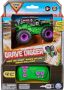 Кола с дистанционно управление Monster Jam 1-64th Grave Digger, играчка за деца, зелено, снимка 9
