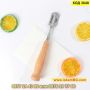 Нож за рязане и декорация на тесто преди изпичане с 5 бръснарски ножчета - КОД 3640, снимка 3