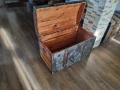 Стар дървен сандък/ракла/скрин, снимка 6