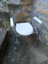 Стар Инвалиден Тоалетен Стол. , снимка 1