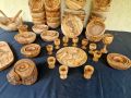 Дървени купи, чинии, чаши, дъски и плата за мезета от маслиново дърво  35 лв, снимка 10