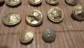 Лот 22 стари военни копчета БНА, снимка 2