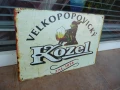 Метална табела бира Kozel чешка рецепта пивоварна пиво Чехия, снимка 2