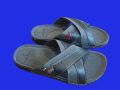 Сиви чехли за мъже шити и лепени на Gezer, снимка 1 - Мъжки чехли - 46056701
