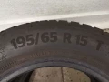 2бр Зимни гуми CONTINENTAL WINTERCONTACT 195/65/15, снимка 5