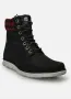 Mens Timberland Wedge Black Checkered Boots A14Q7, снимка 2