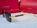 Cartier мъжки слънчеви очила с дървени дръжки , снимка 14