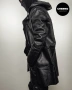 Мъжко дълго шерпа яке • палто тип дъфъл от изкуствена кожа CINQUE Faux Leather Dufflecoat - L , снимка 11
