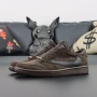 Обувки Air Jordan 1 Travis Scott Velvet Brown, снимка 3