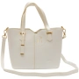 Класическа дамска чанта AMORE Aurora - White, снимка 3